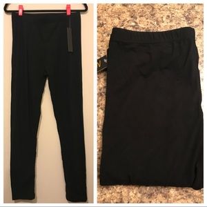 Solid Black Leggings - Womens Plus Size